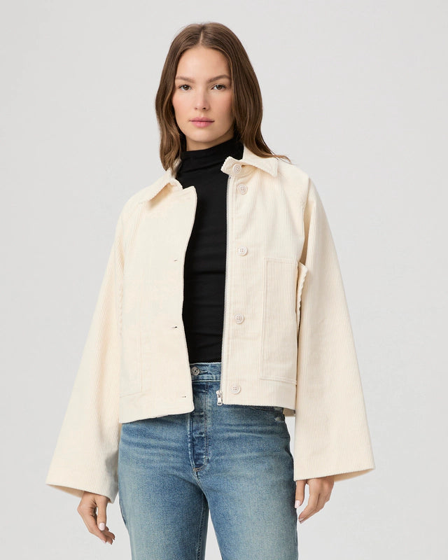 Paige Tylee Ivory Corduroy Jacket – By Request