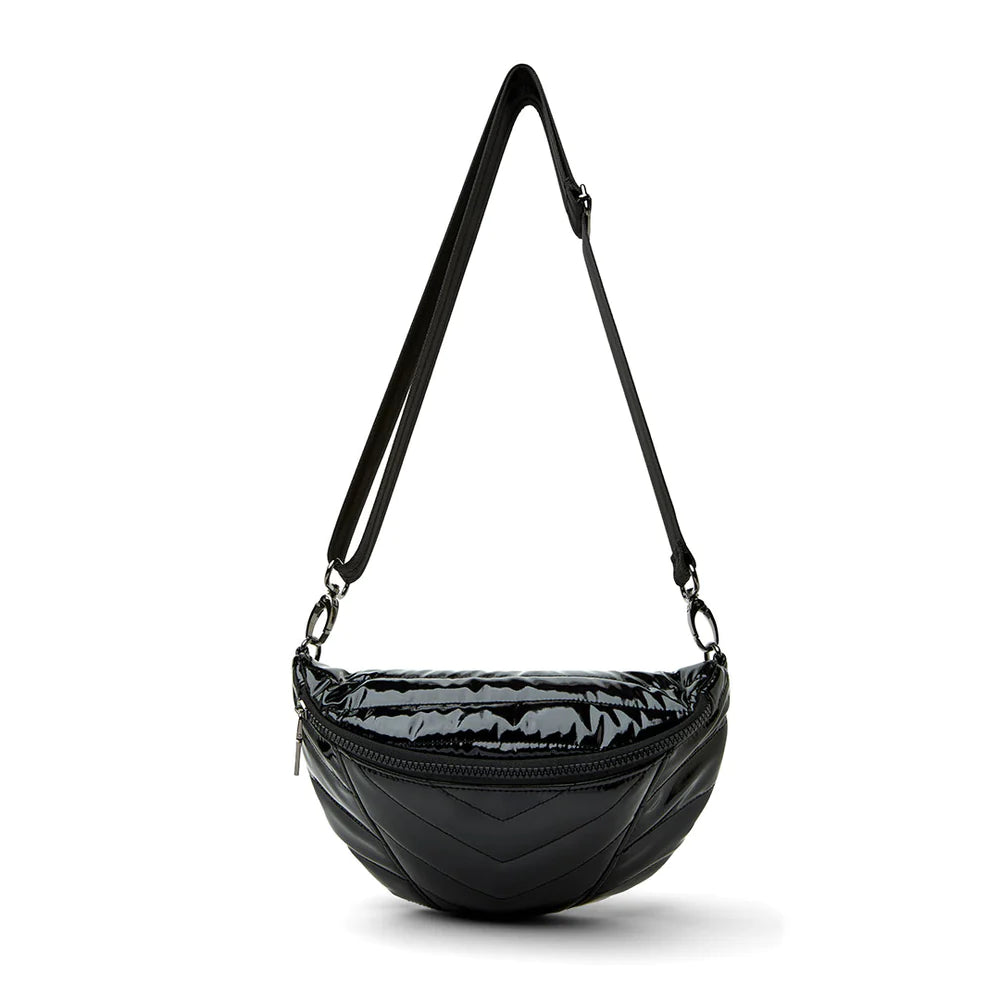 THINK ROYLN Biba Tote - Large (Dark Nude Patent) Handbags - Yahoo