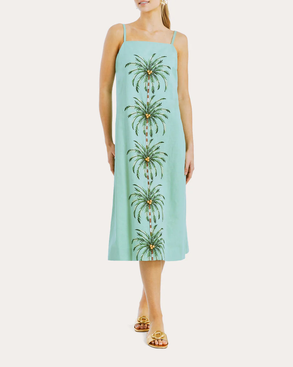 Mestiza Orzo Midi Dress-Sage Green  By Request
