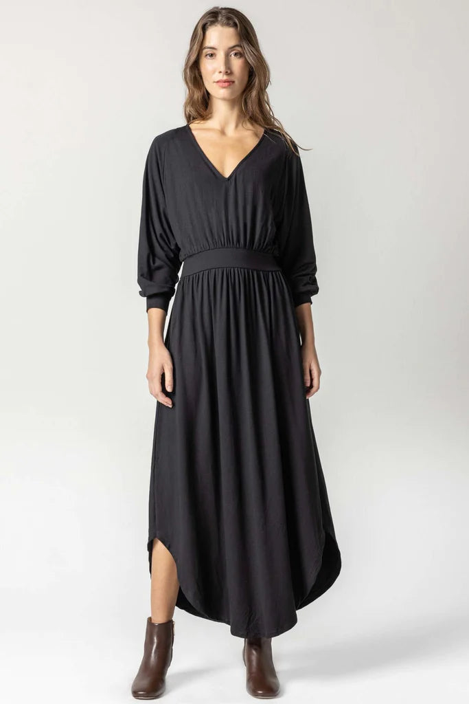 fitted lace wedding dress Henley Maxi Dress – Lilla P main image 1