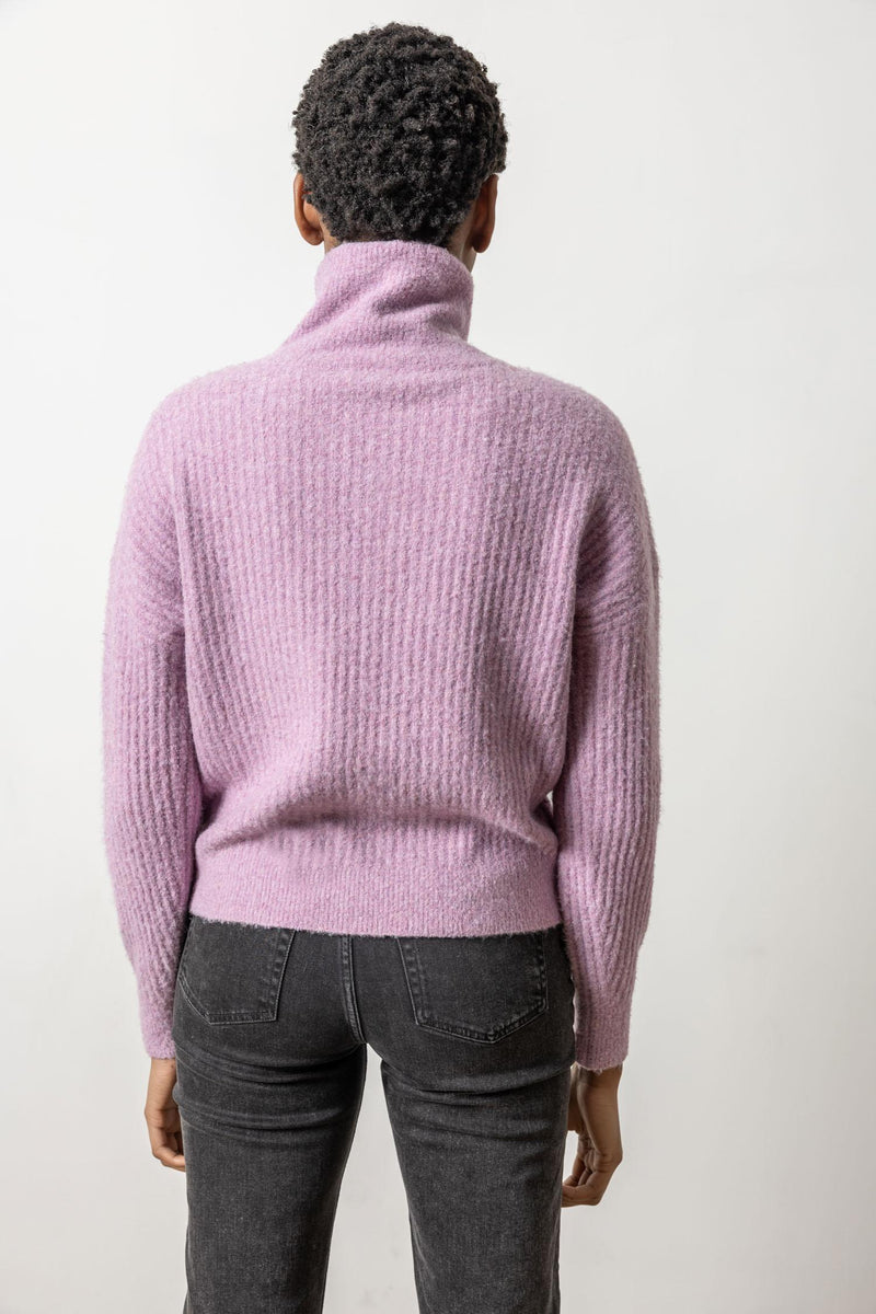 WISTERIA SHORT SLEEVE POCKET SWEATER
