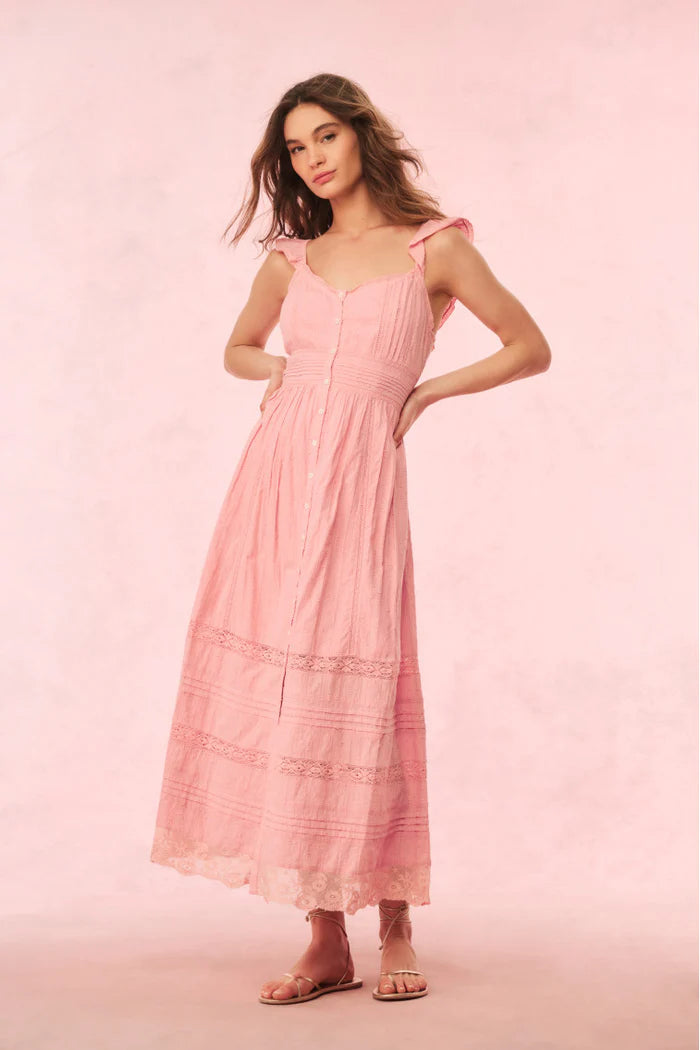 LoveShackFancy Sufette Dress- Strawberry Spritz – By Request
