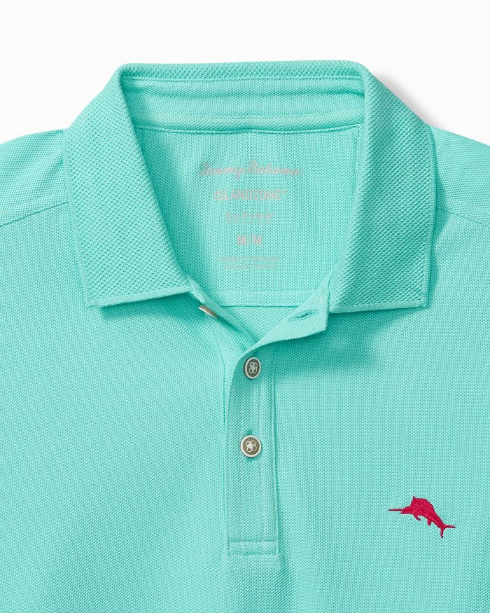 Tommy Bahama IslandZone Big & Tall Emfielder 2.0 Polo Shirt - Bright White main image 1