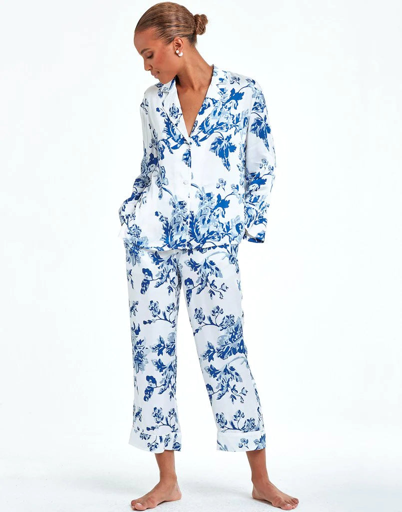 Mestiza Gigi Pajama Set- Porcelain Blue – By Request
