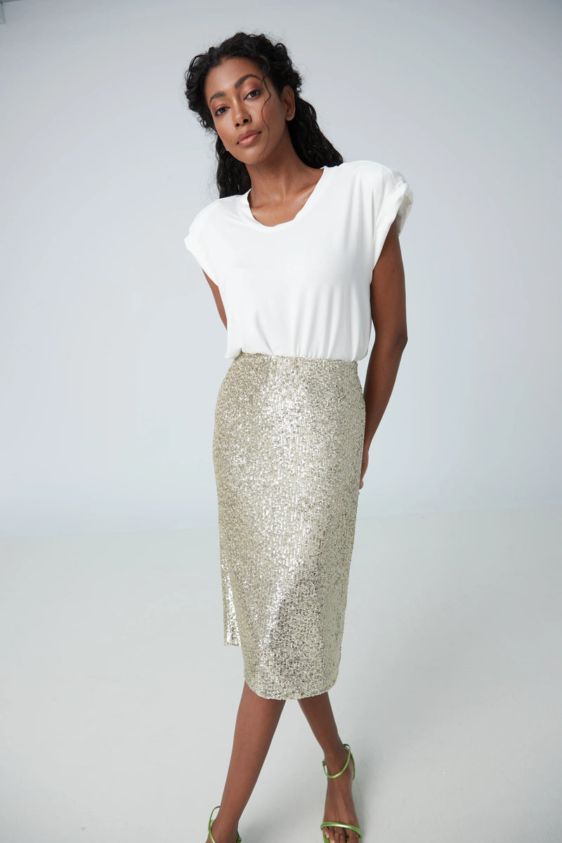 Seraya Skirt (Champagne)