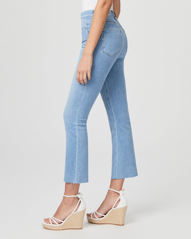Paige Colette Crop Flare Jean - Sky Touch – By Request