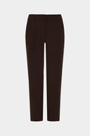 Milly Nicola Cady Straight Leg Pant - Brown