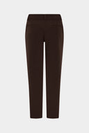 Milly Nicola Cady Straight Leg Pant - Brown