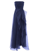 Theia Zendaya Mikado Dress- Navy