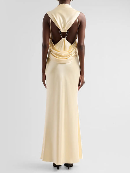 Et Ochs Willa Gown- Pale Yellow