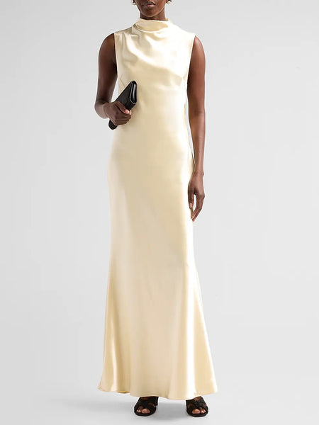 Et Ochs Willa Gown- Pale Yellow