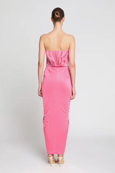 Halston Anneli Jersey Midi Dress- Wild Berry