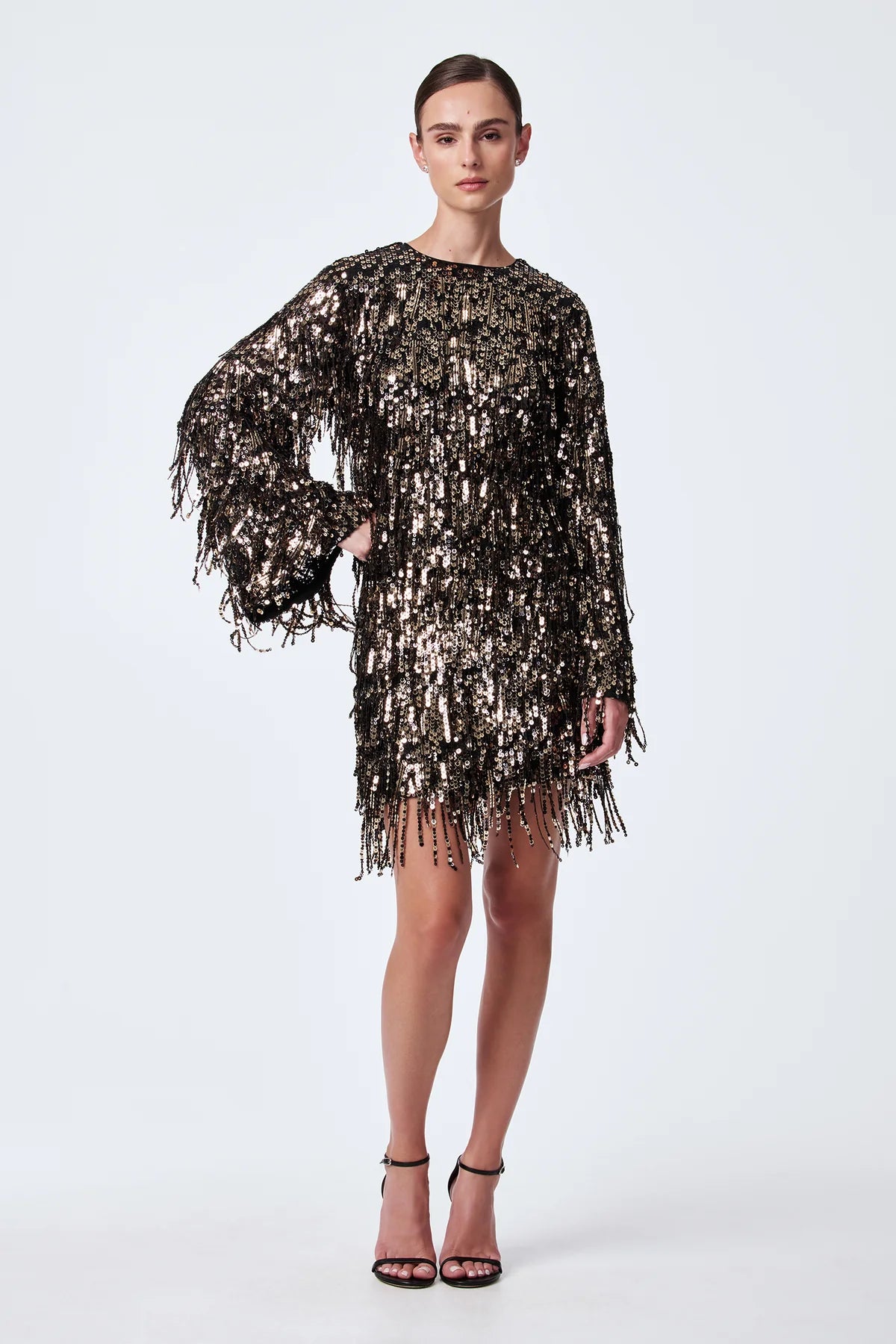 Trina Turk Satine Top- Black/Gold