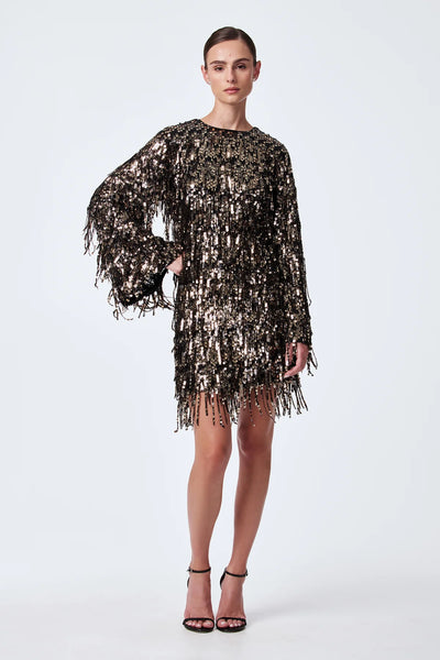 Trina Turk Satine Top- Black/Gold