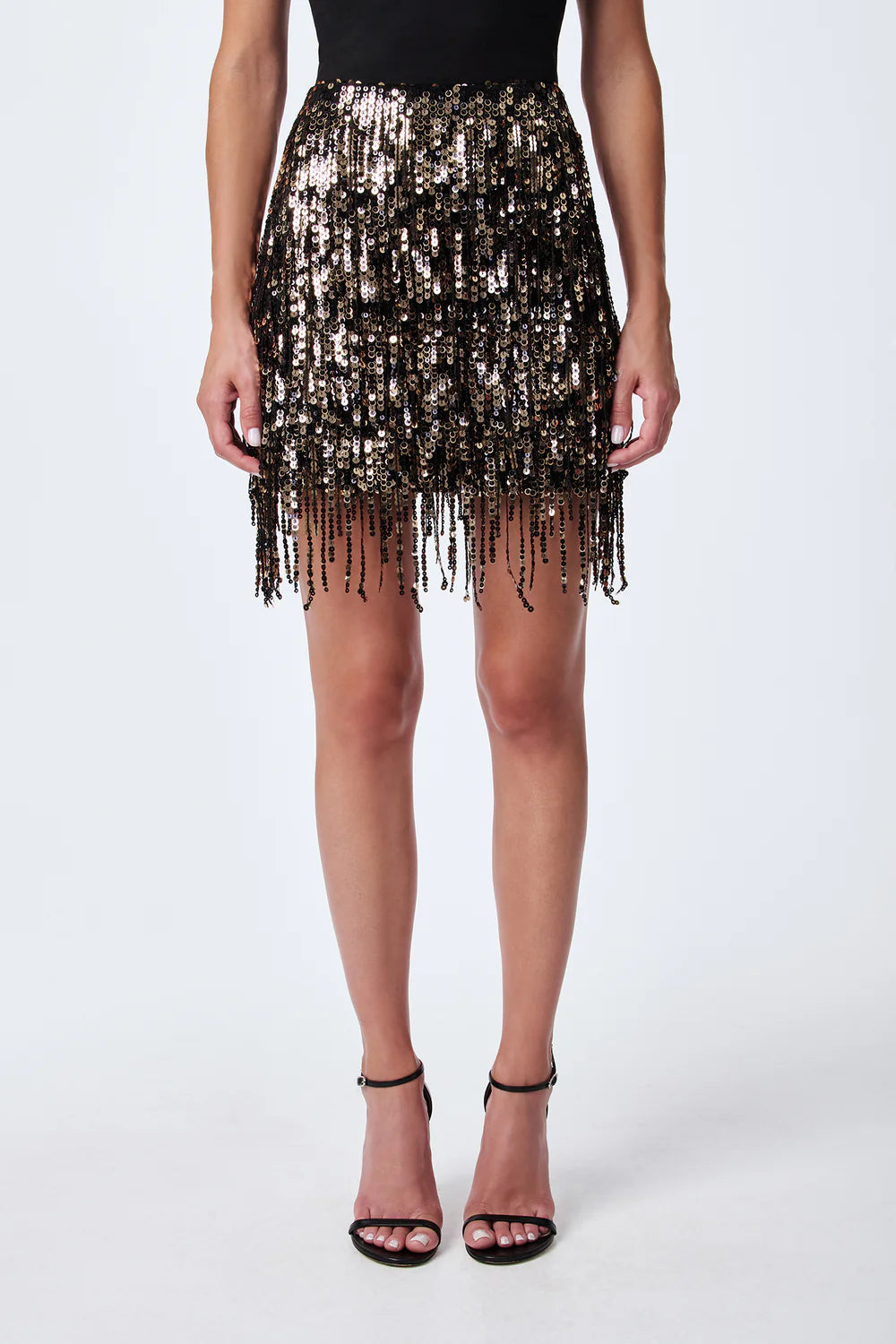 Trina Turk Rico Skirt- Black/Gold