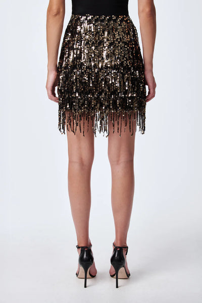 Trina Turk Rico Skirt- Black/Gold