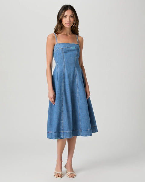 Paige Pippa Midi Dress- Serenade