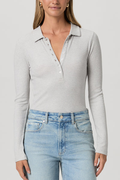 Eden Top - Heather Grey