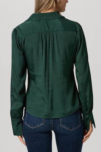 Camu Shirt - Deep Emerald