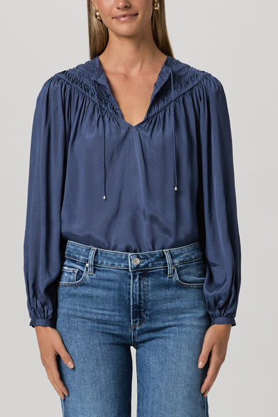Milani Blouse - Pale Sapphire