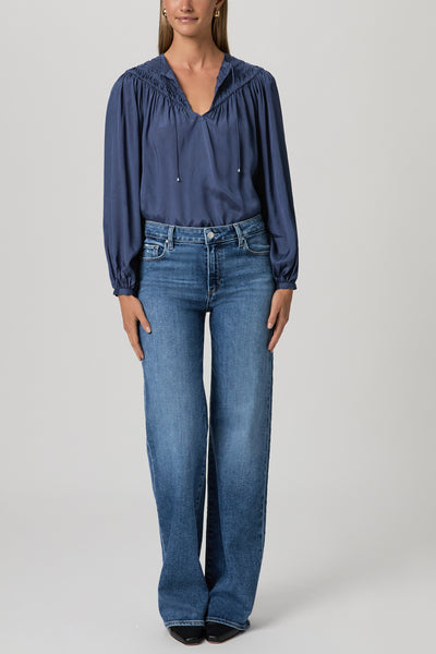 Milani Blouse - Pale Sapphire