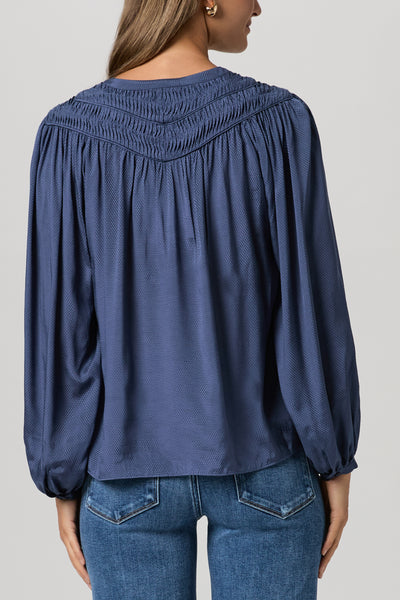 Milani Blouse - Pale Sapphire