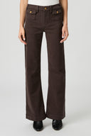 Leenah 32" W/ Mini Patch Pockets - Rich Chocolate