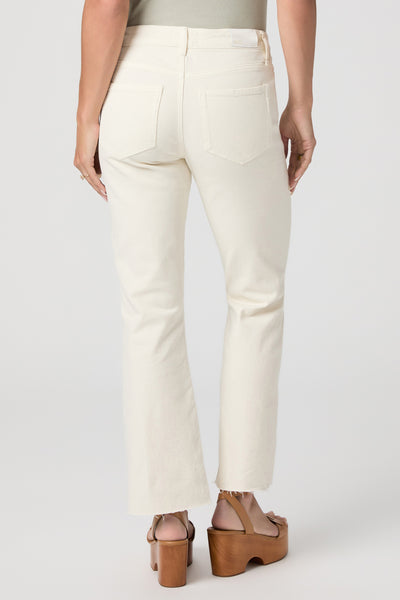 Mason Crop Boot W/ Raw Hem - Cream Cloud