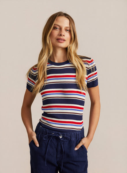 B20169-L62-304 - FITTED CREW NECK TEE