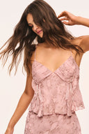 LoveShackFancy Rovelle Snackskin Top