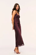 LoveShackFancy Effy Satin/Lace Cami