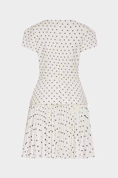 Mily Haddy Short Sleeve Polka Dot Mini Dress