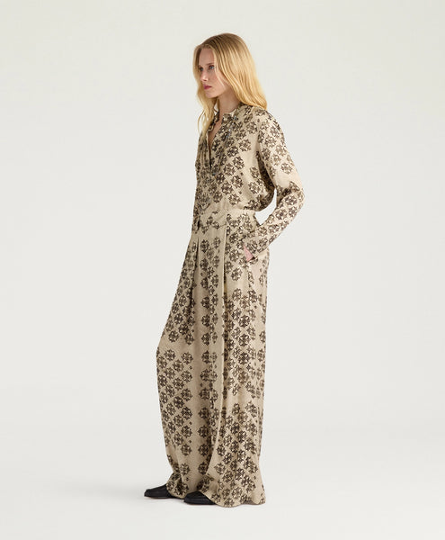 Momoni Aspen Pant- Avorio/Nero