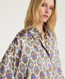 Momoni Flau Blouse- Multicolor Panna