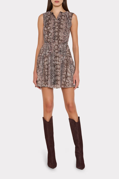 Milly Katia Printed Mini Dress