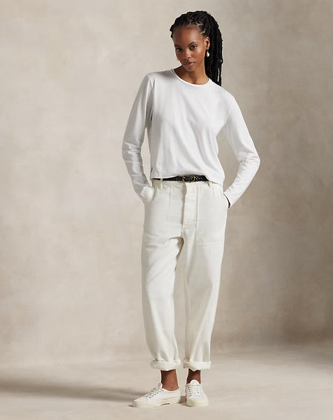 Ralph Lauren The Ricky Pant- Natural