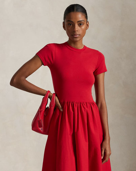 Ralph Lauren S/S Knit Dress - Red