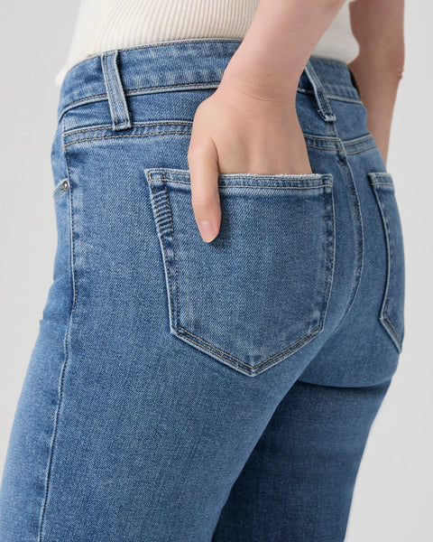 Paige Mid Rise Laurel Canyon- Tarnished