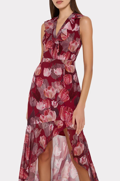 Milly Nanci Printed Midi Dress