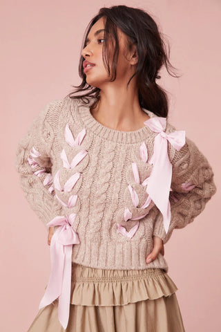 LoveShackFancy Parson Pullover Sweater