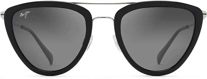 Maui Jim Grey Hunakai Black Gloss Sunglasses