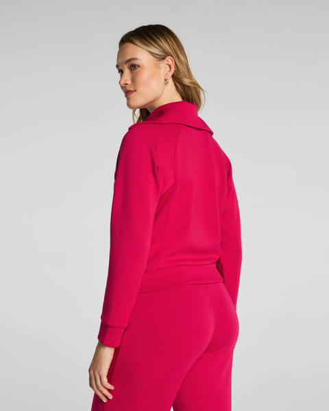 Spanx Air Essentials Half Zip - Fuchsia