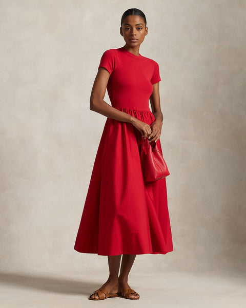 Ralph Lauren S/S Knit Dress - Red