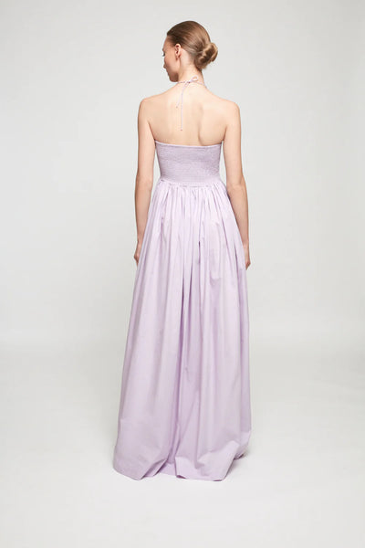 SWF Fine Halter Maxi Dress- Lilac