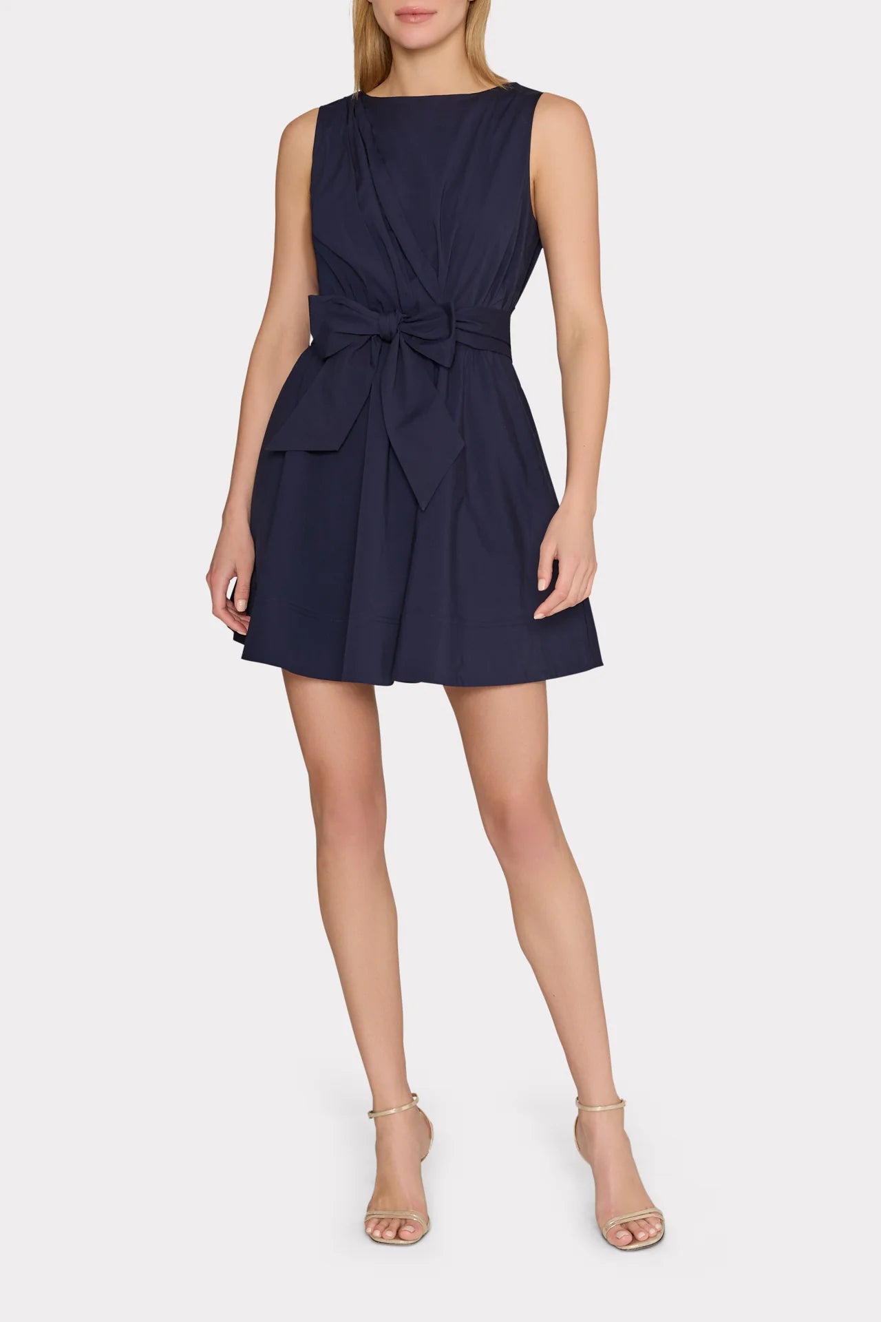 Milly Draped Poplin Sleeveless Dress – By Request Milly Draped Poplin Sleeveless Dress – By Request