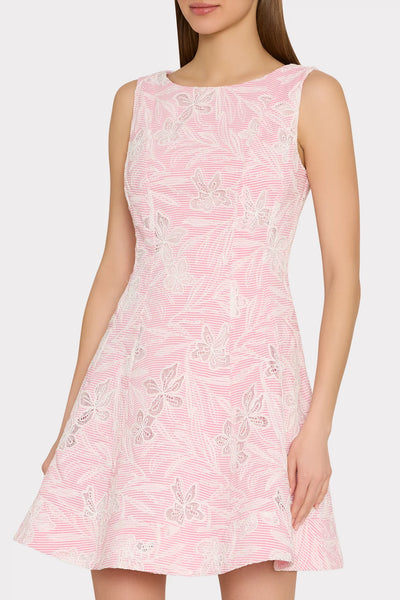 Milly Poppy Embroidered Mini Dress