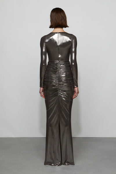 Et Ochs Stella Metallic Gown