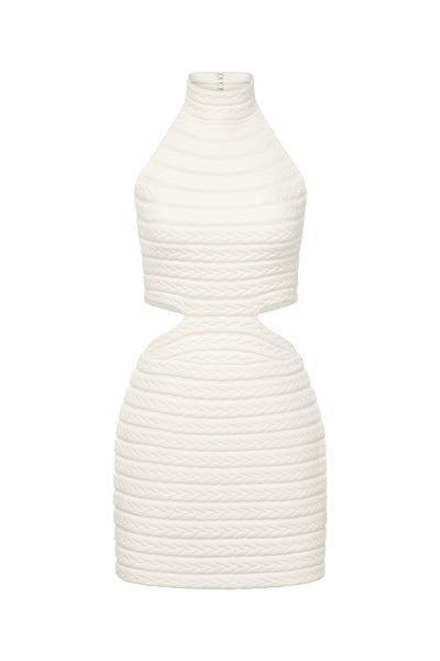 Et Ochs Saige Knit Mini Dress- Ivory