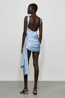 Et Ochs Antonella Smoked Draped Mini Dress