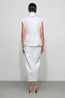 Et Ochs Sylas Denim Vest- Off White